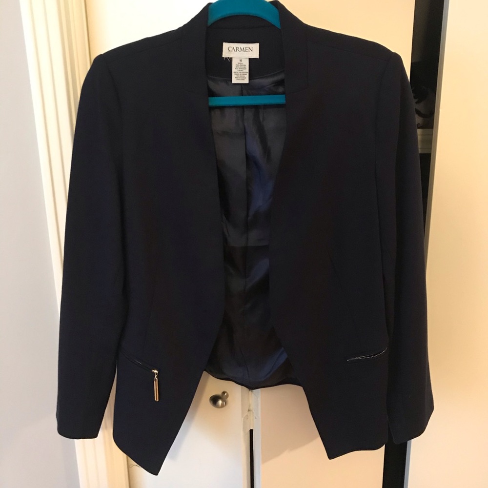 Carmen Navy Blazer